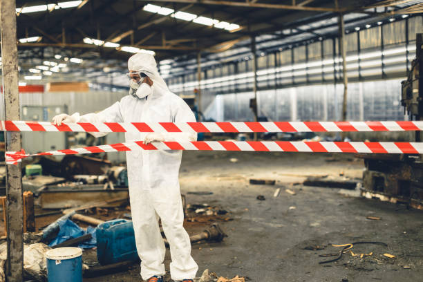 Professional Drug Lab Cleanup technician working in Greenfield, MO